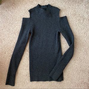 IVY PARK nwot cold shoulder ribbed top long sleeve
